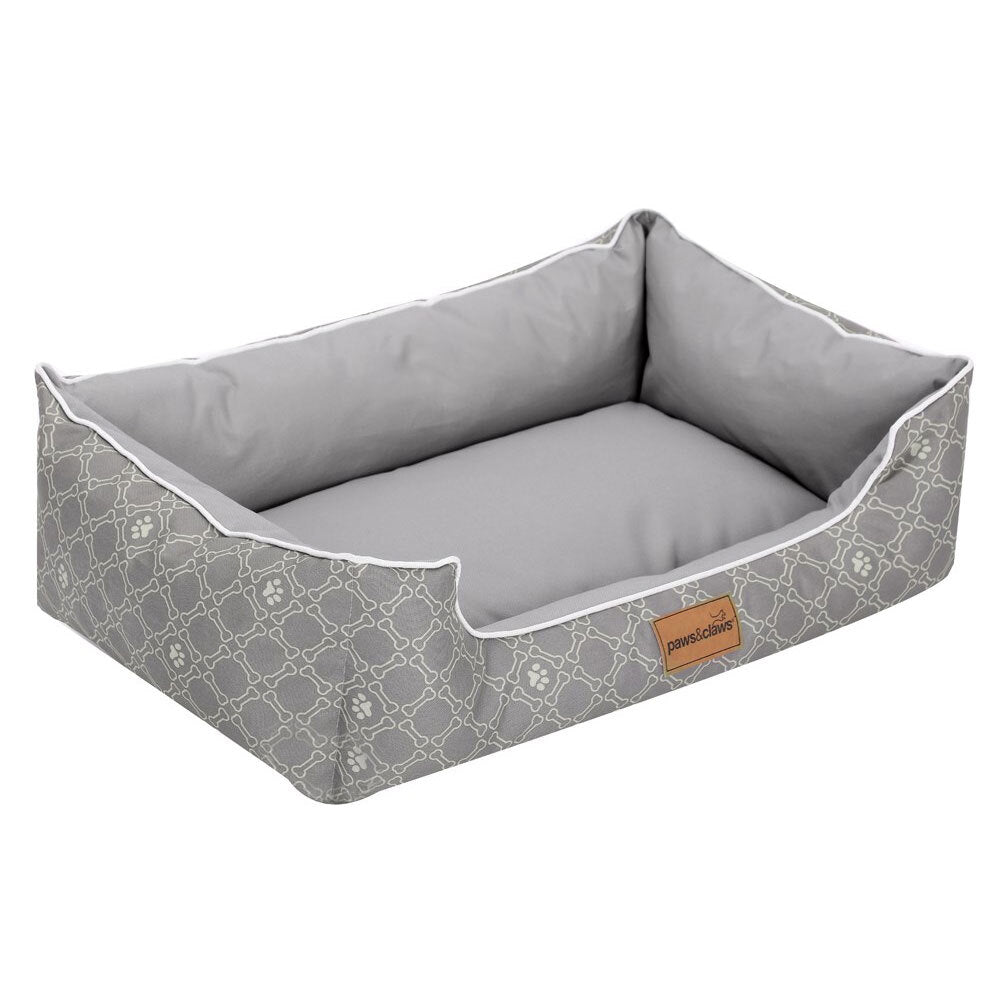 82904-paws-claws-fremantle-oxford-walled-medium-pet-bed-grey
