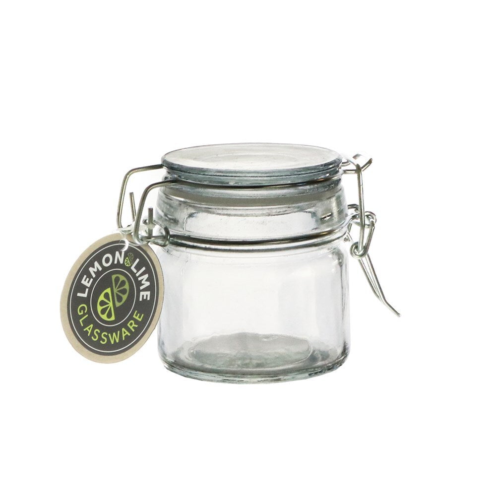 83239-lemon-lime-fresco-7cm-100ml-glass-clip-jar-clear