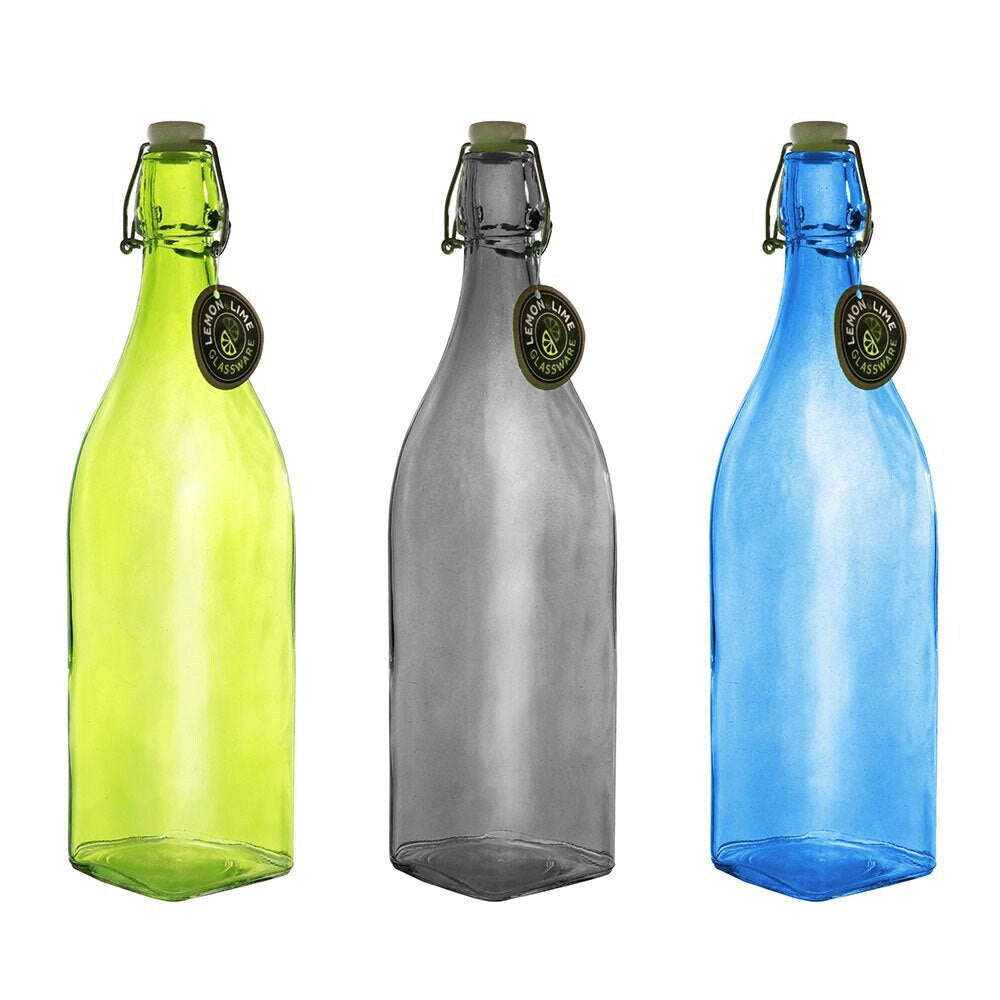 83369-lemon-lime-glass-water-bottle-1l-coloured-32-5cmx8cm-assorted