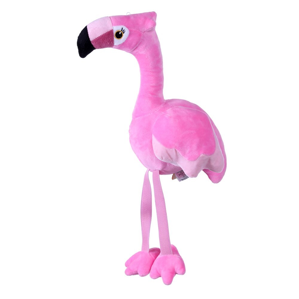 84427-paws-claws-44cm-who-zoo-stretchy-legs-flamingo-pink