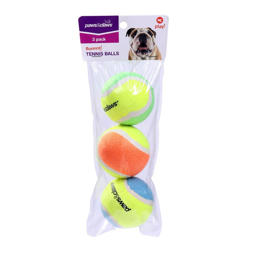 85134-3pk-paws-and-claws-paws-claws-tennis-balls-6cm-2-tone-assorted