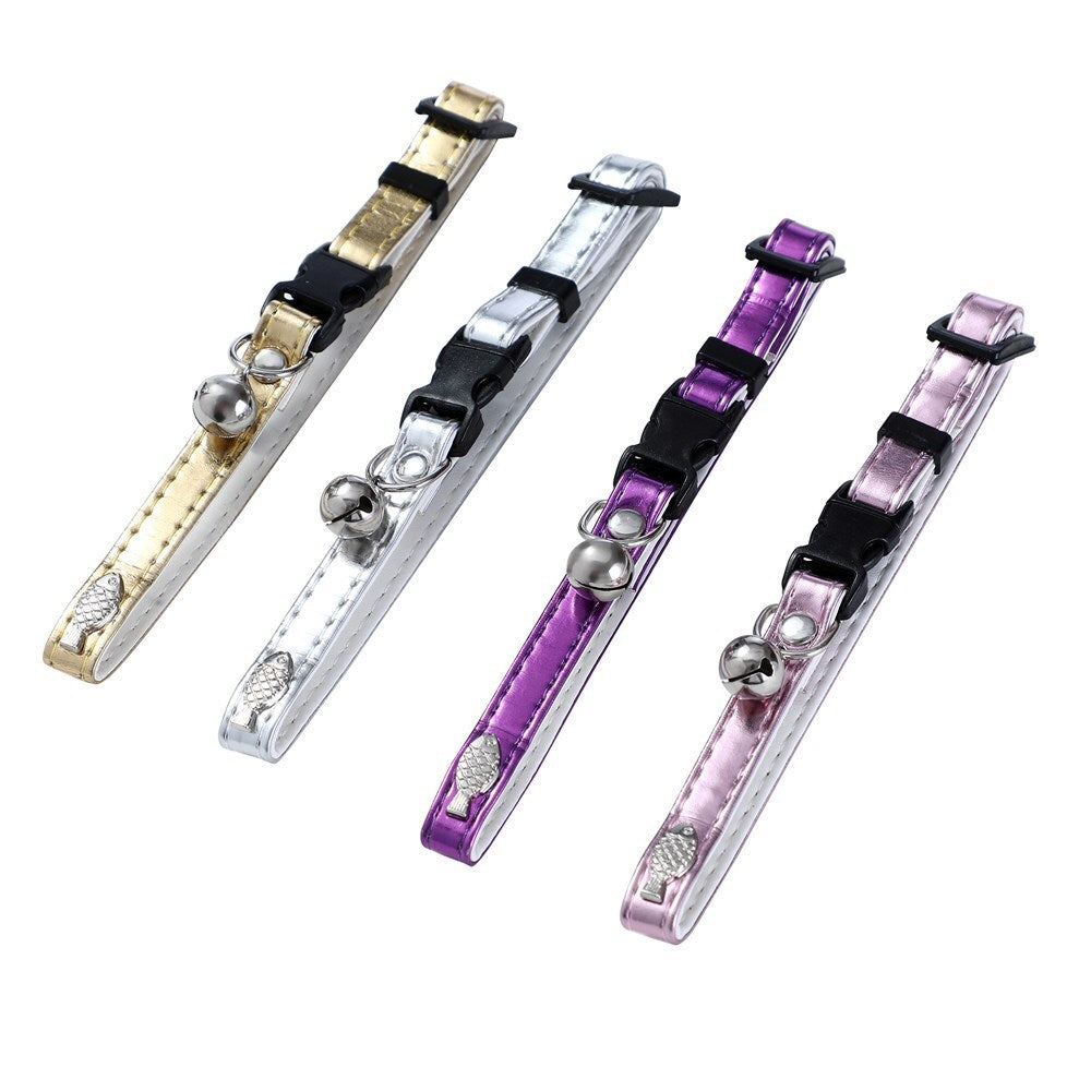 85158-paws-claws-breakaway-cat-collar-metallic-30cm-assorted