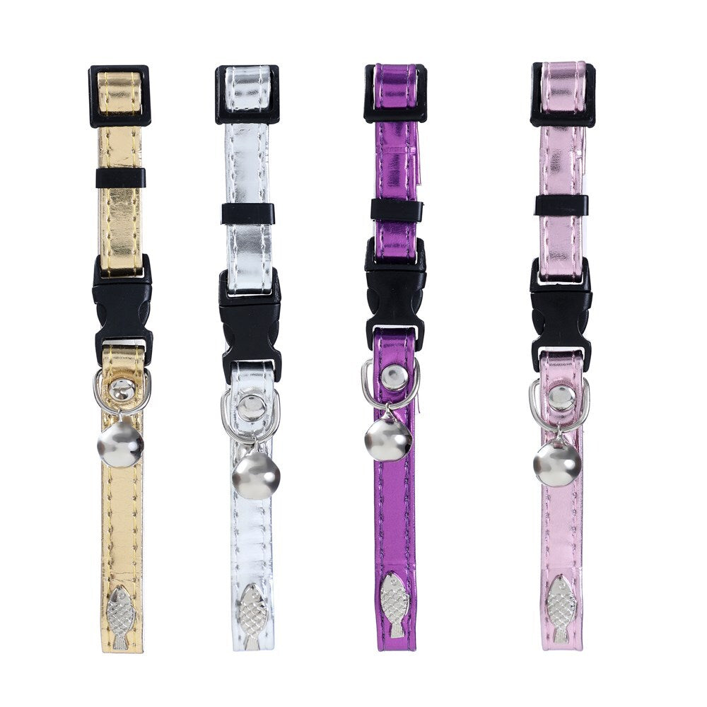 85158-paws-claws-breakaway-cat-collar-metallic-30cm-assorted