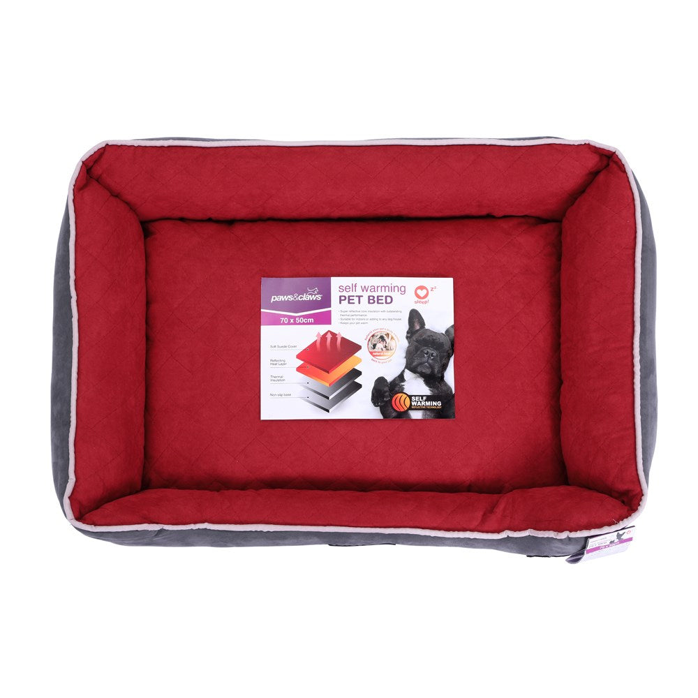 85325-paws-claws-self-warming-walled-pet-bed-medium-70x50x17cm