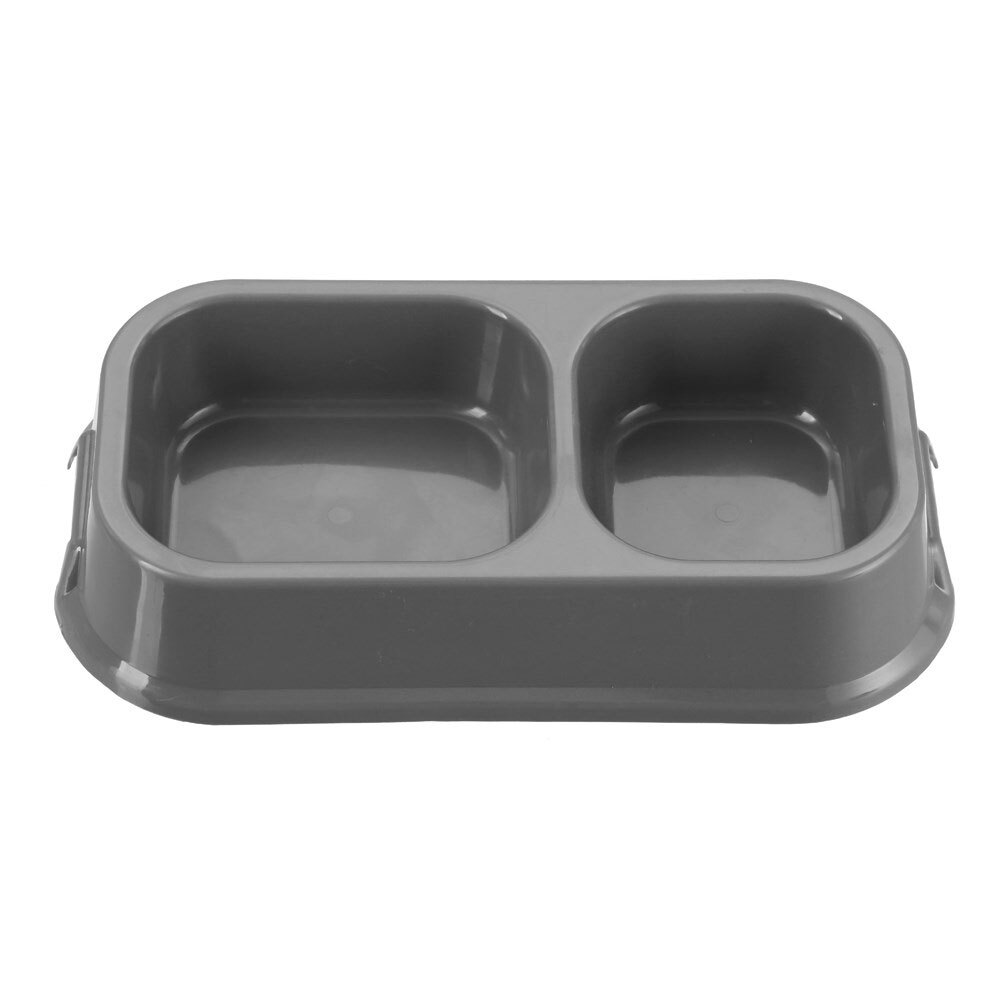 85486-paws-claws-32cm-pet-essentials-large-square-dual-pet-bowl-assorted