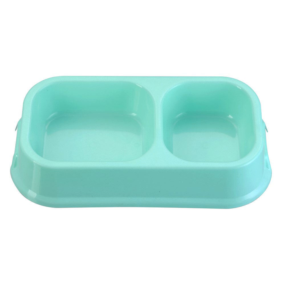 85486-paws-claws-32cm-pet-essentials-large-square-dual-pet-bowl-assorted