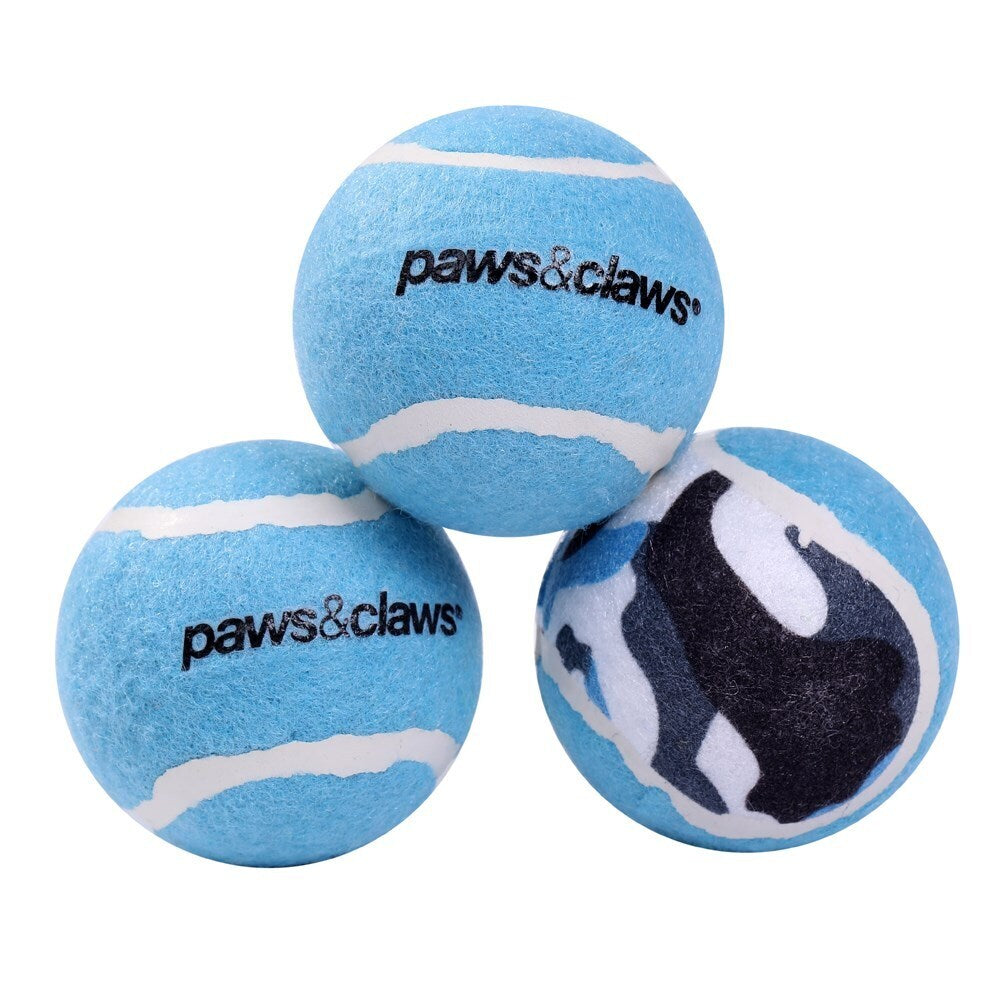 85509-3pk-paws-claws-tennis-balls-6cm-assorted