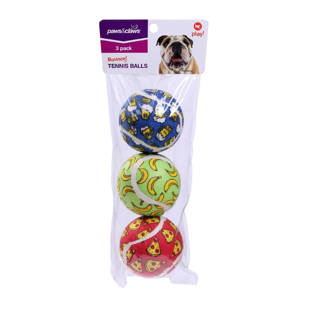 85516-3pk-paws-claws-tennis-balls-6cm-printed-assorted