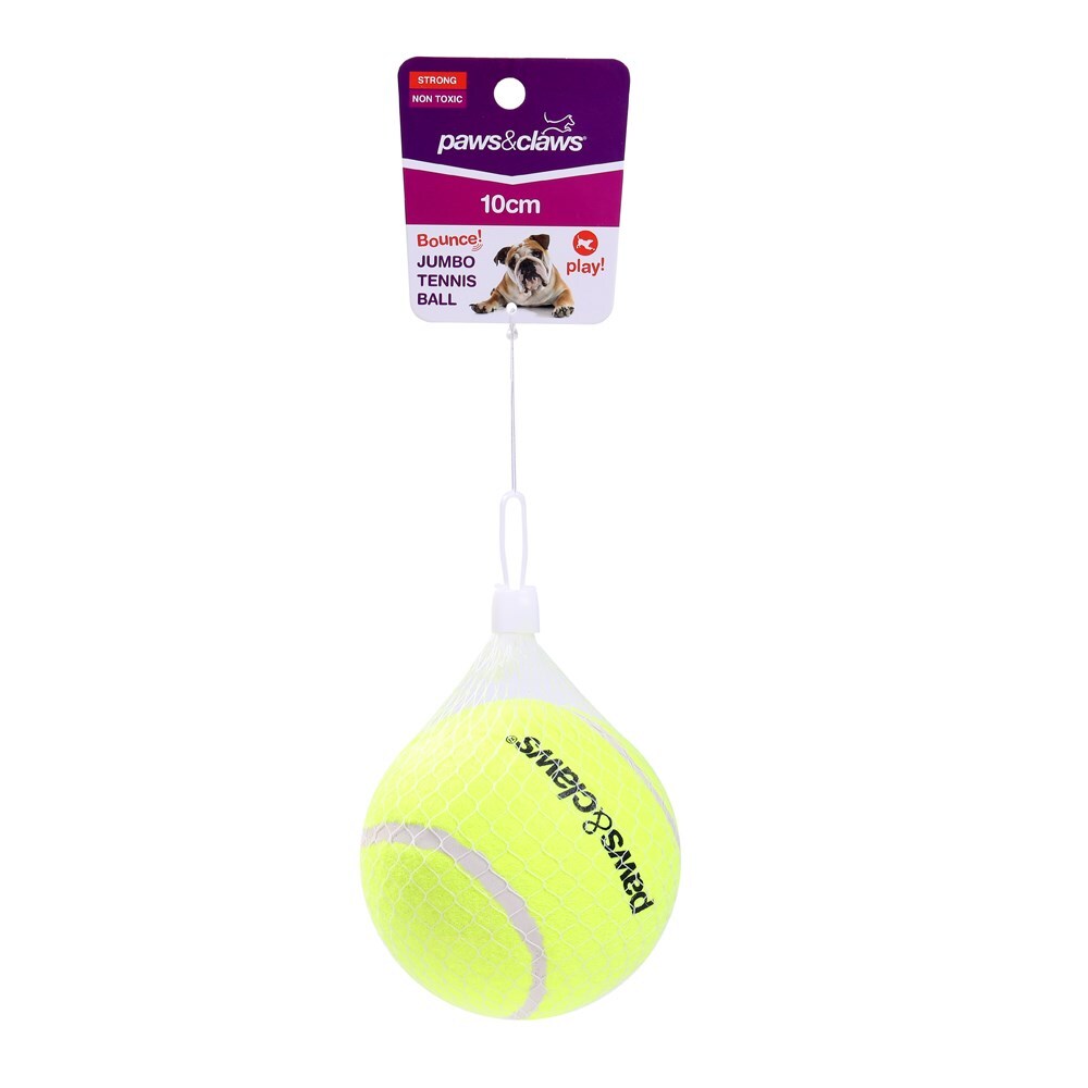 85561-paws-and-claws-jumbo-tennis-ball-10cm-assorted