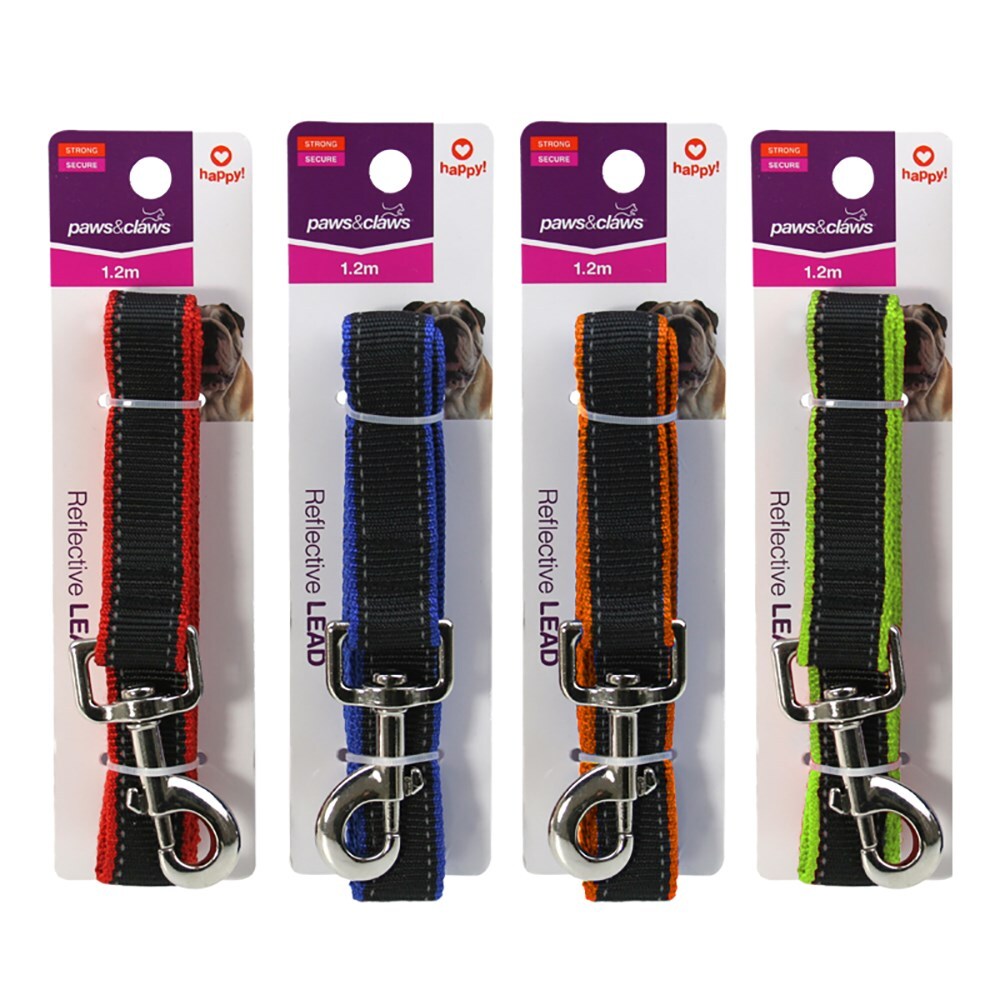 85691-paws-claws-premium-reflective-edging-1-2m-lead-assorted