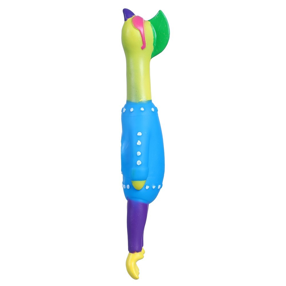 85776-paws-claws-25cm-vinyl-neon-squeaky-chicken-assorted