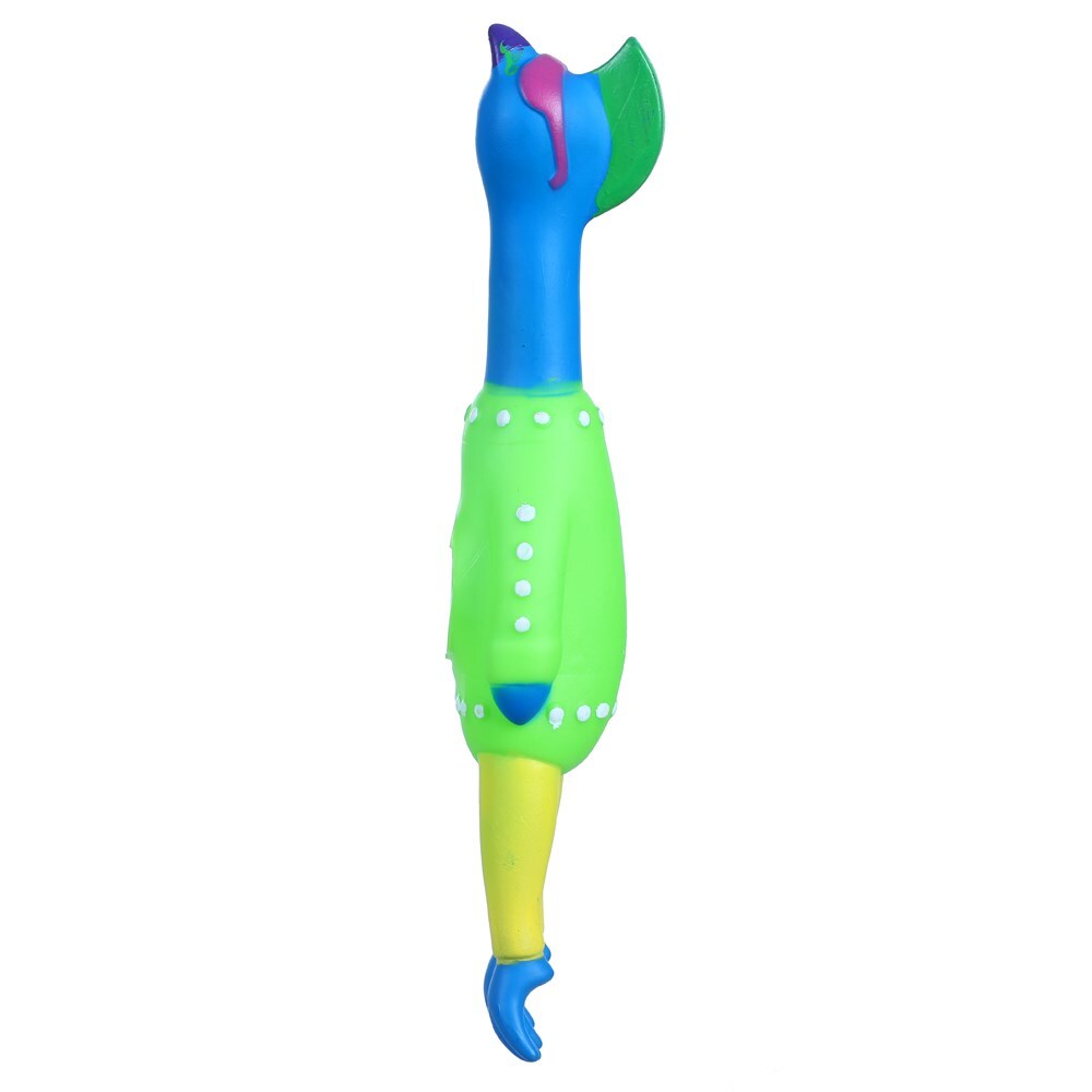 85776-paws-claws-25cm-vinyl-neon-squeaky-chicken-assorted