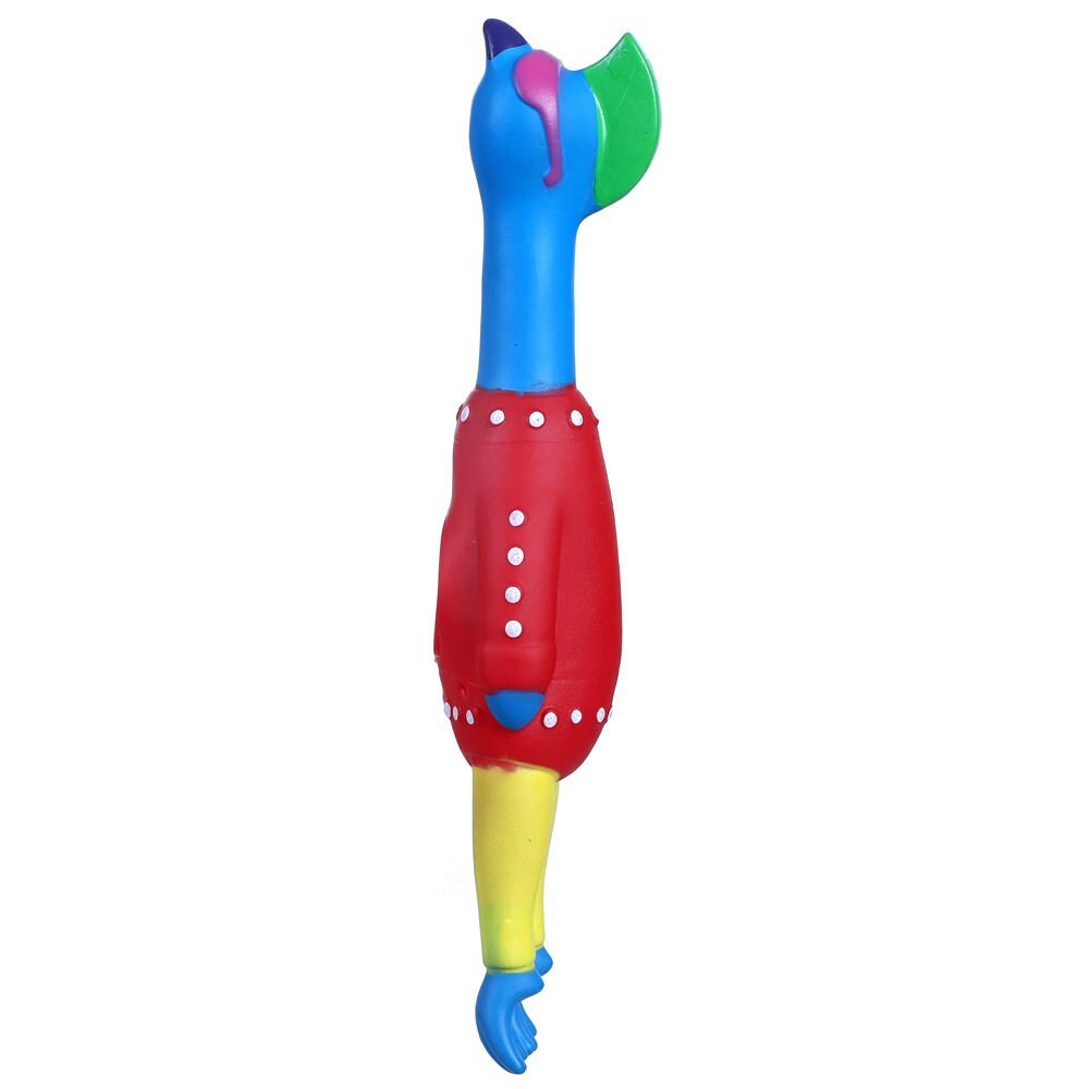 85776-paws-claws-25cm-vinyl-neon-squeaky-chicken-assorted