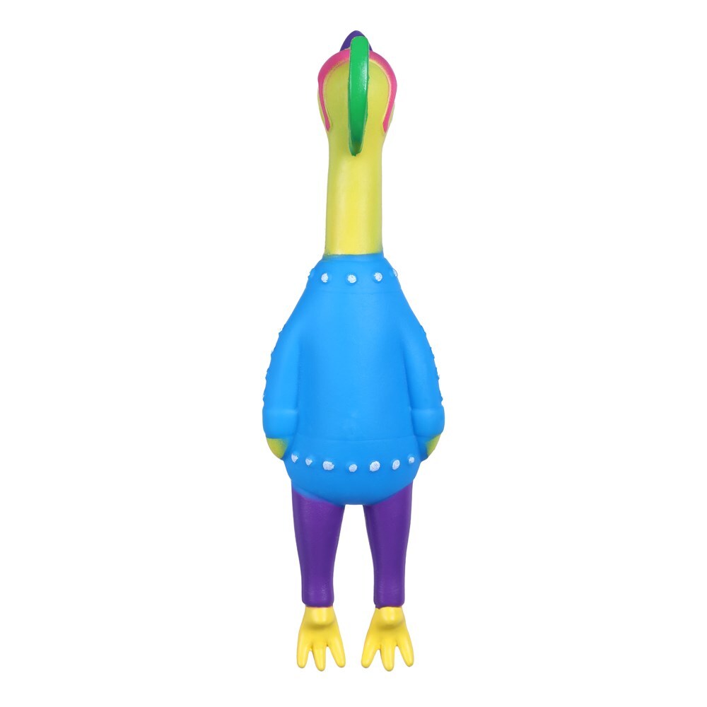 85776-paws-claws-25cm-vinyl-neon-squeaky-chicken-assorted