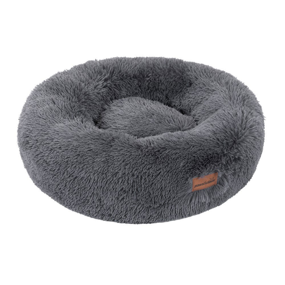 87909-paws-claws-50cm-x-50cm-small-calming-plush-bed-grey