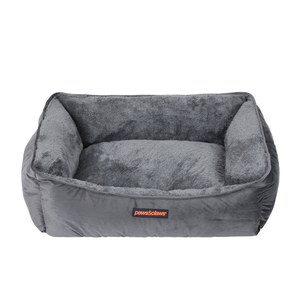 87947-paws-claws-moscow-walled-small-bed-60x50x18cm-grey