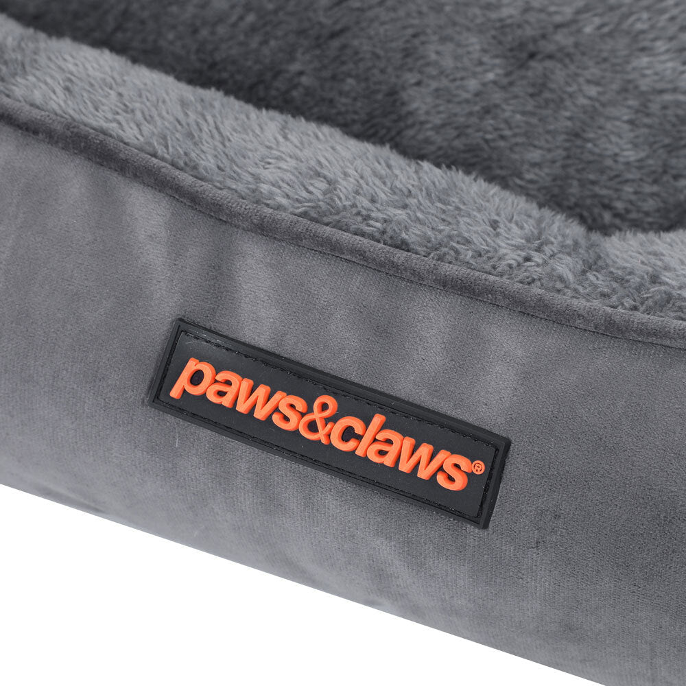 87947-paws-claws-moscow-walled-small-bed-60x50x18cm-grey