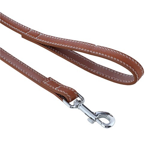 88456-paws-claws-120cm-leather-look-padded-dog-lead-w-stitch-assorted