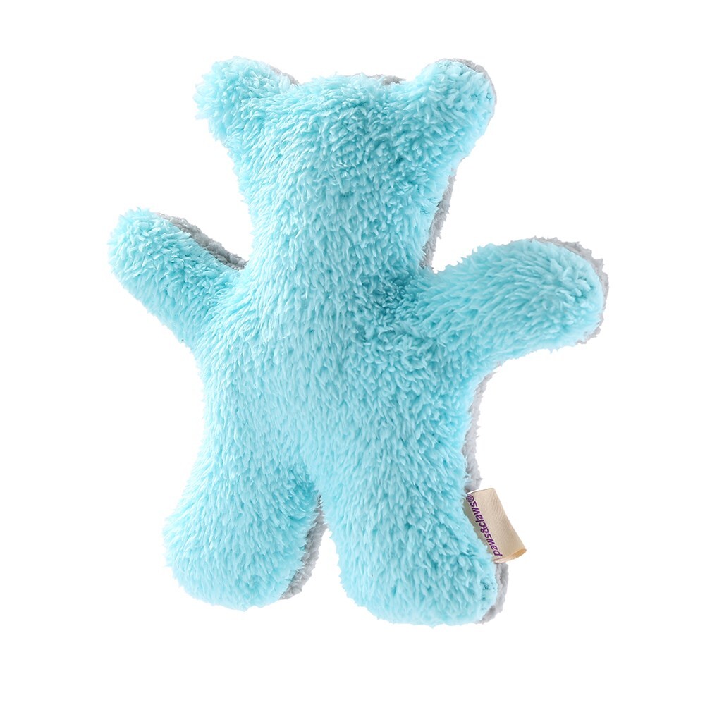88487-paws-claws-teddy-bear-plush-dog-pet-toy-clip-strip-20x12cm-assorted