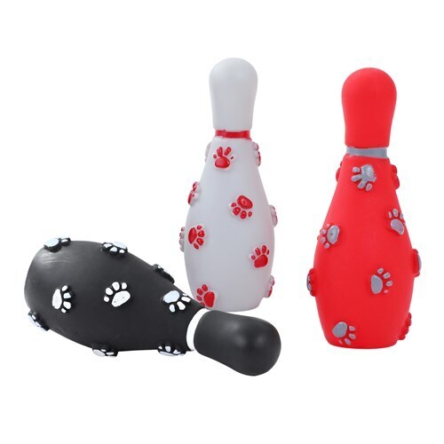 88562-paws-claws-vinyl-bowling-squeaky-toy-pin-clip-strip-15x6cm-assorted
