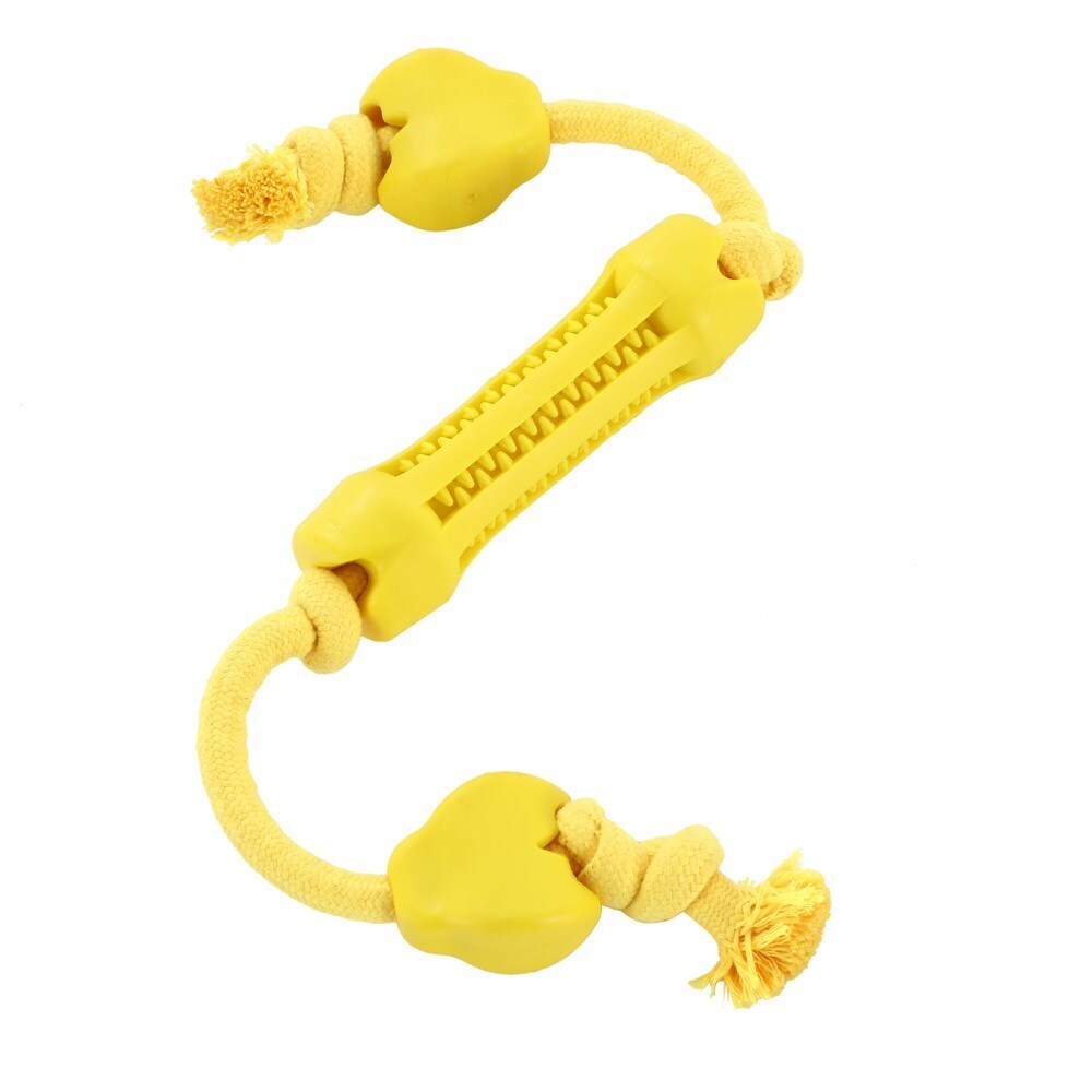 88616-paws-claws-flavour-bone-double-tugger-beef-flavoured-rubber-toy-65x5cm-yellow