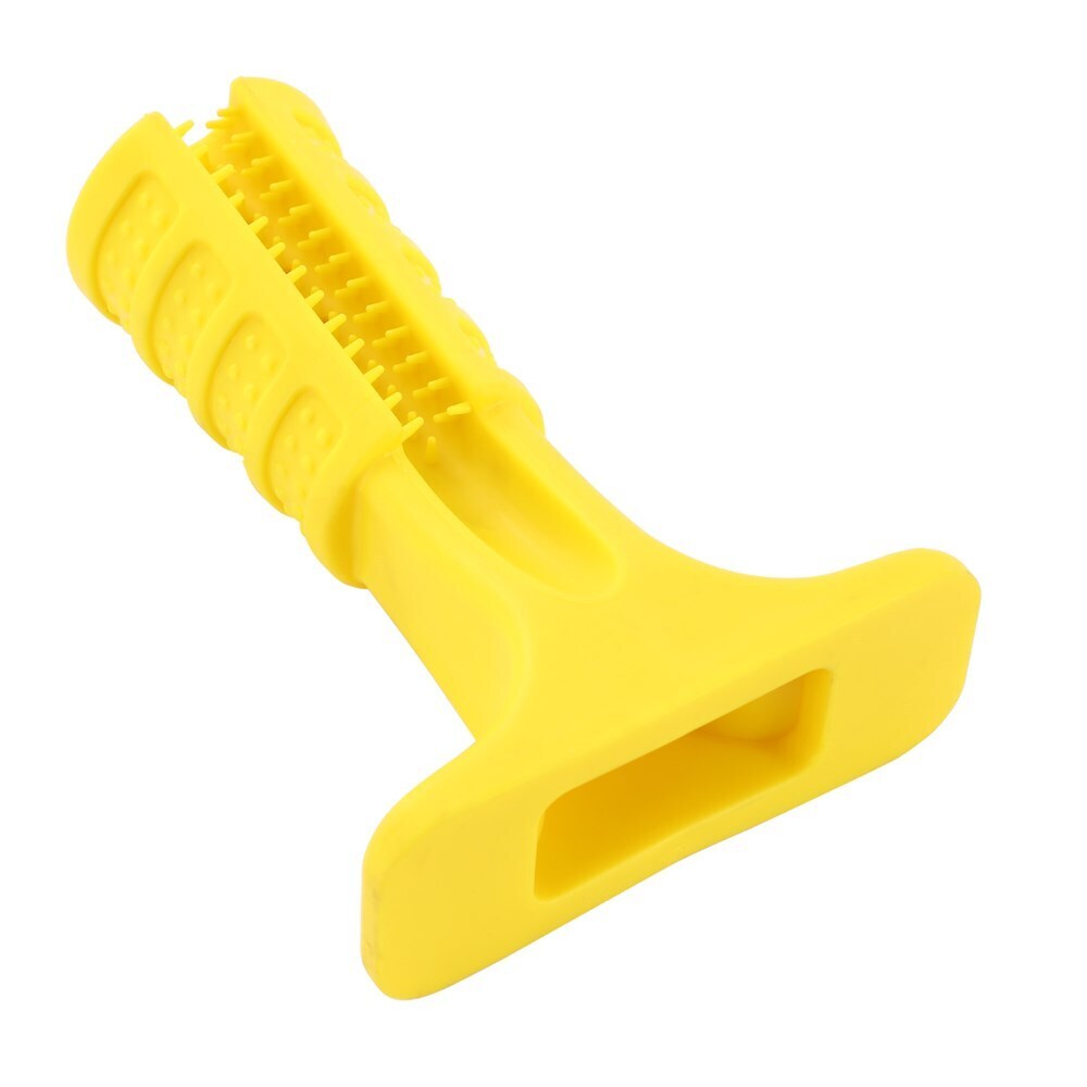 88630-paws-claws-flavour-bone-t-bone-beef-flavoured-rubber-toy-17x13x6cm-yellow