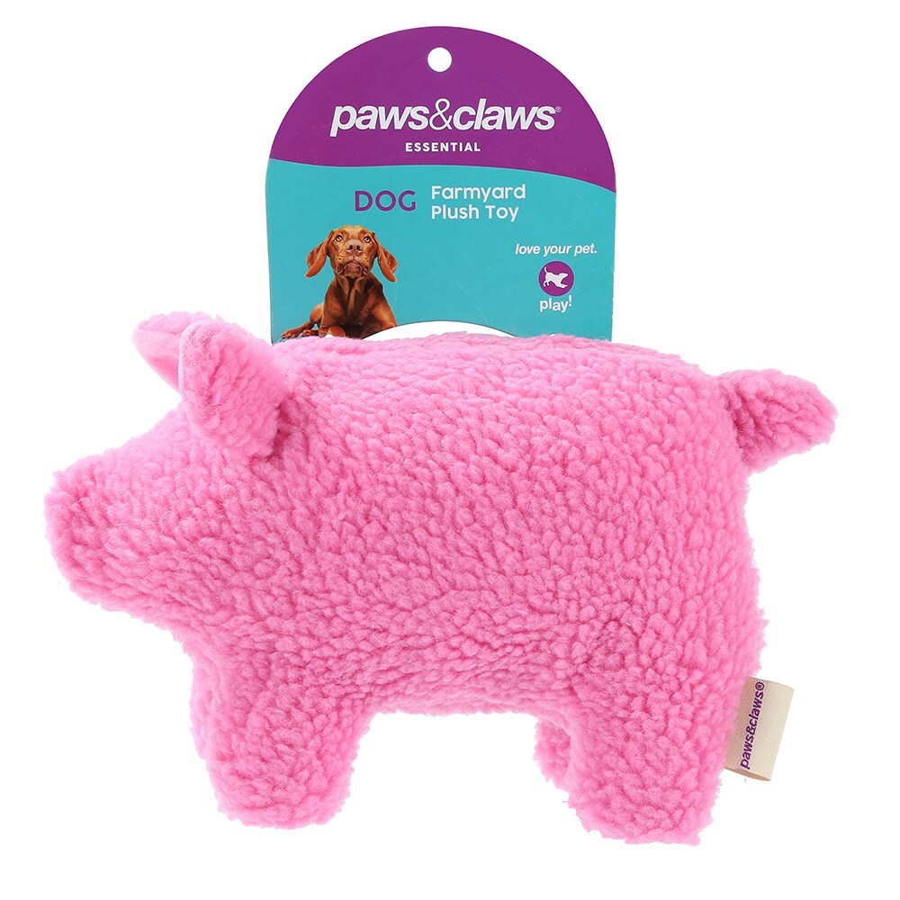 89095-paws-claws-farmyard-colourful-animal-plush-dog-pet-toy-25x15cm-assorted