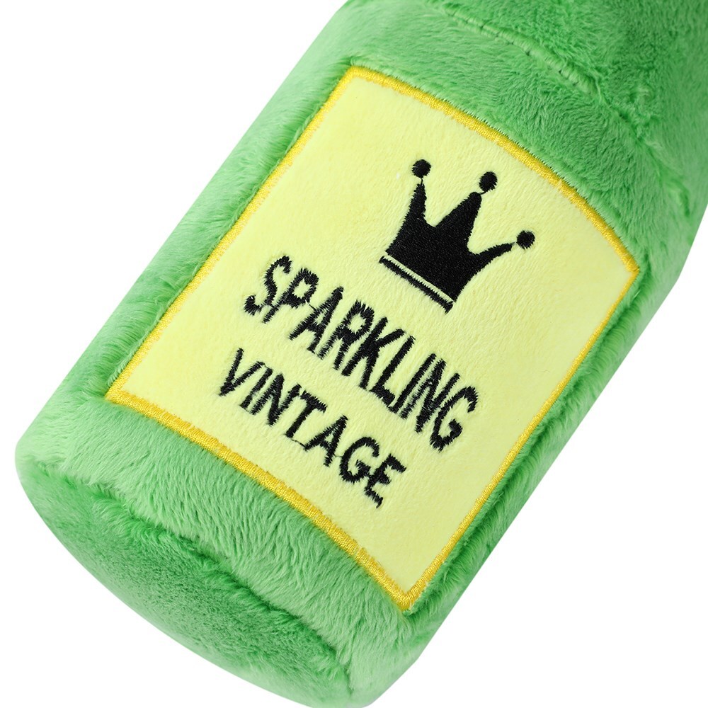 89354-paws-claws-bottle-shop-sparkling-plush-dog-pet-toy-31x10cm