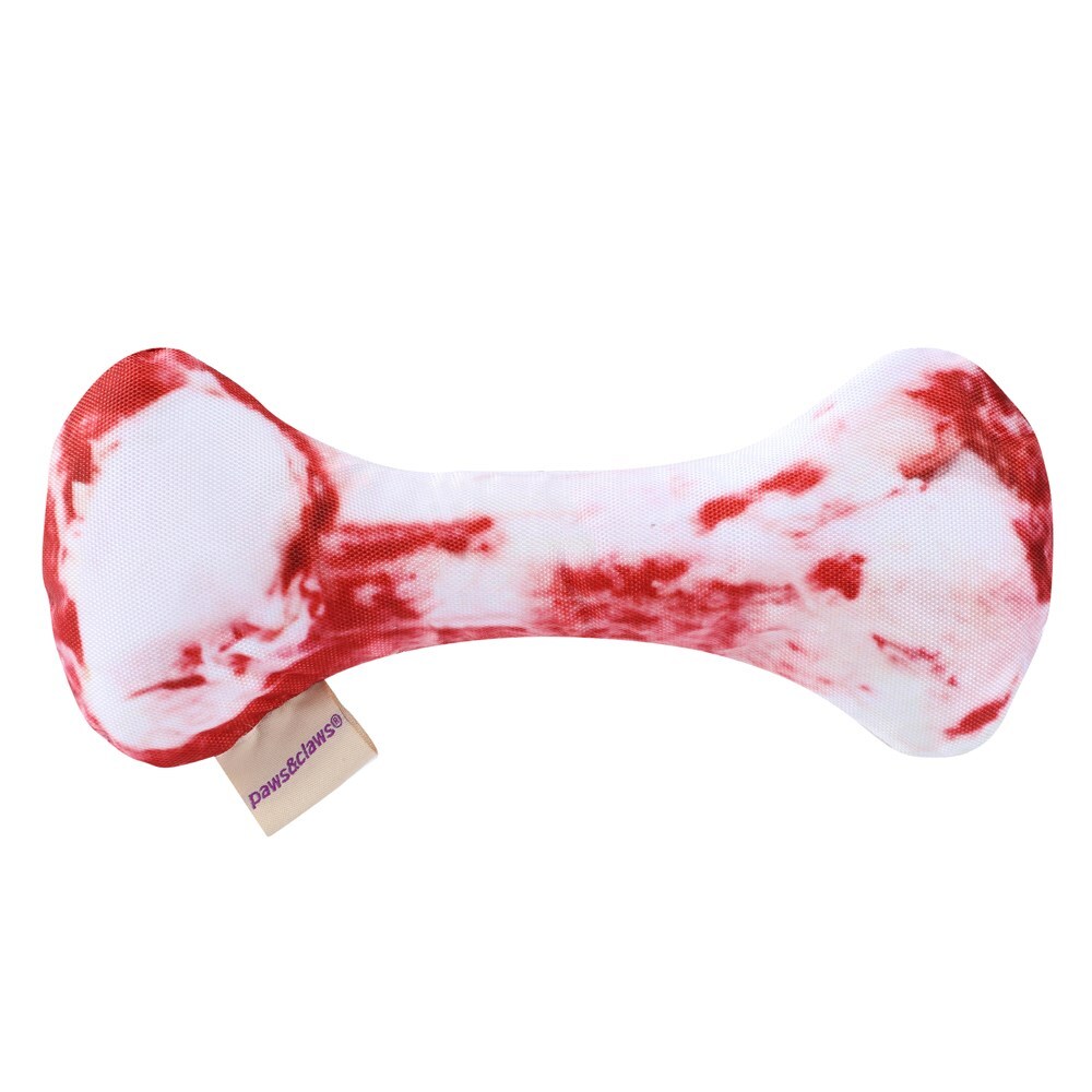 89415-paws-claws-feed-me-bbq-oxford-pet-dog-toy-bone-23x10cm