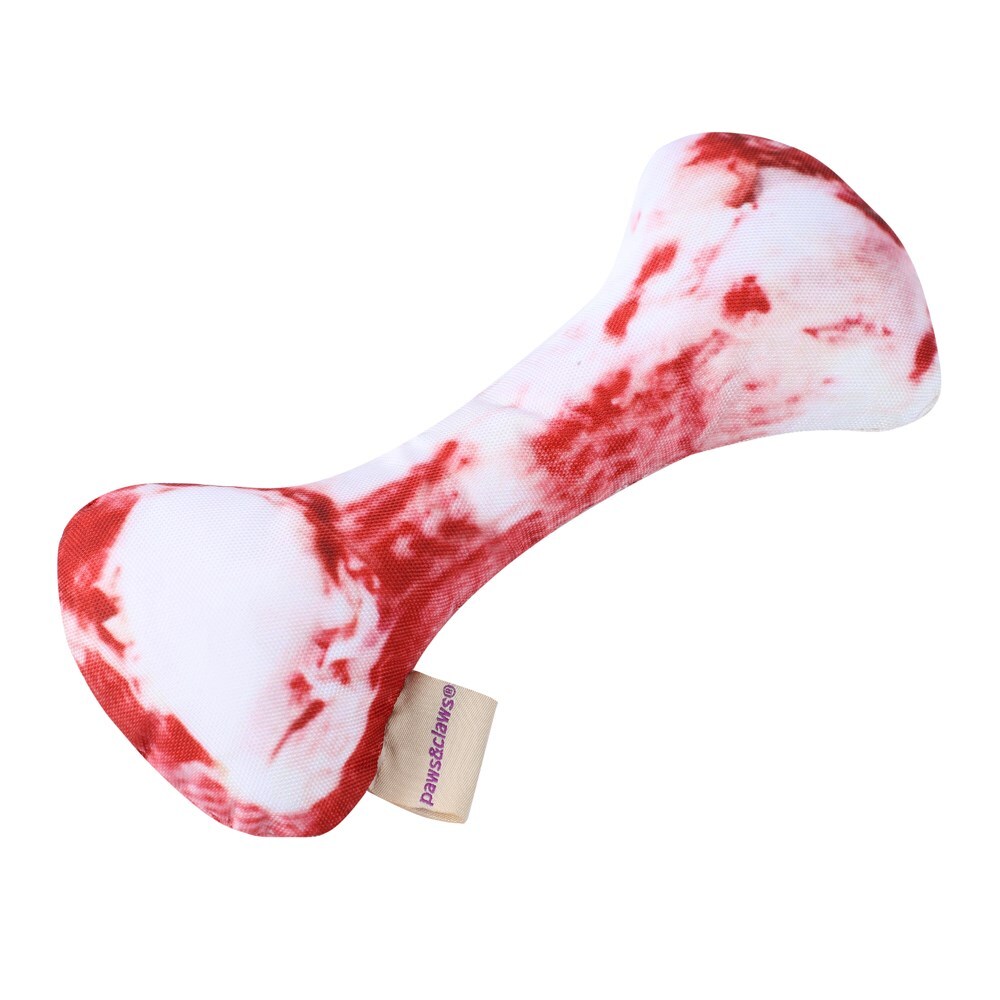 89415-paws-claws-feed-me-bbq-oxford-pet-dog-toy-bone-23x10cm