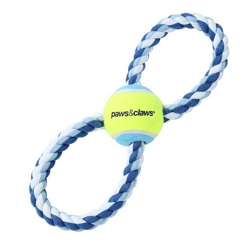 89446-paws-claws-rope-tennis-ball-tugger-29cm-assorted