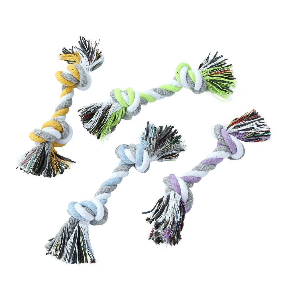89453-4pk-paws-claws-pet-dog-15cm-puppy-ropes-chew-bite-toy