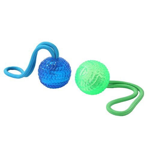 89460-paws-claws-tpr-ball-rope-toy-25cm-assorted