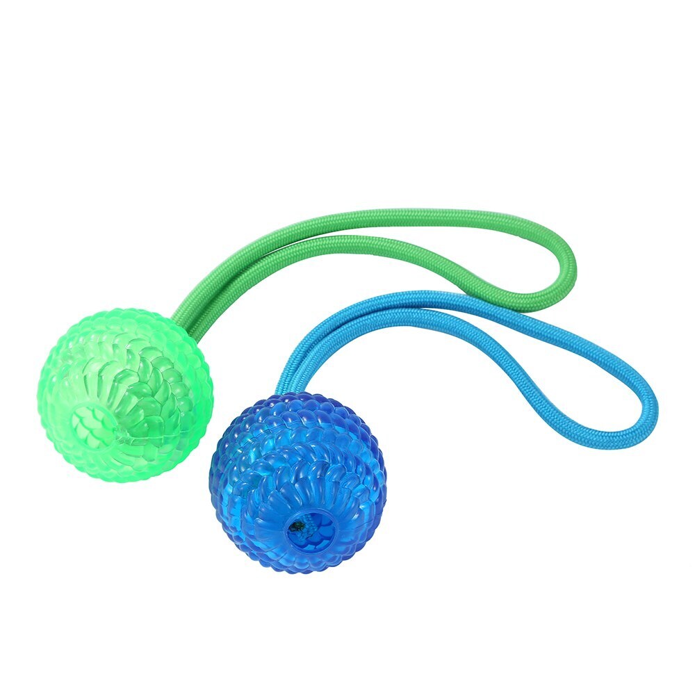 89460-paws-claws-tpr-ball-rope-toy-25cm-assorted