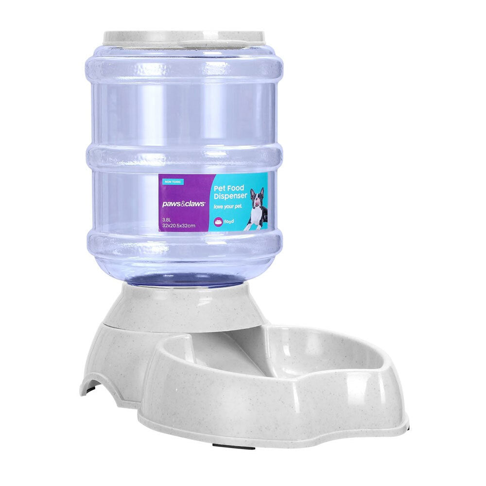 89910-paws-claws-3-8l-pet-food-dispenser-assorted