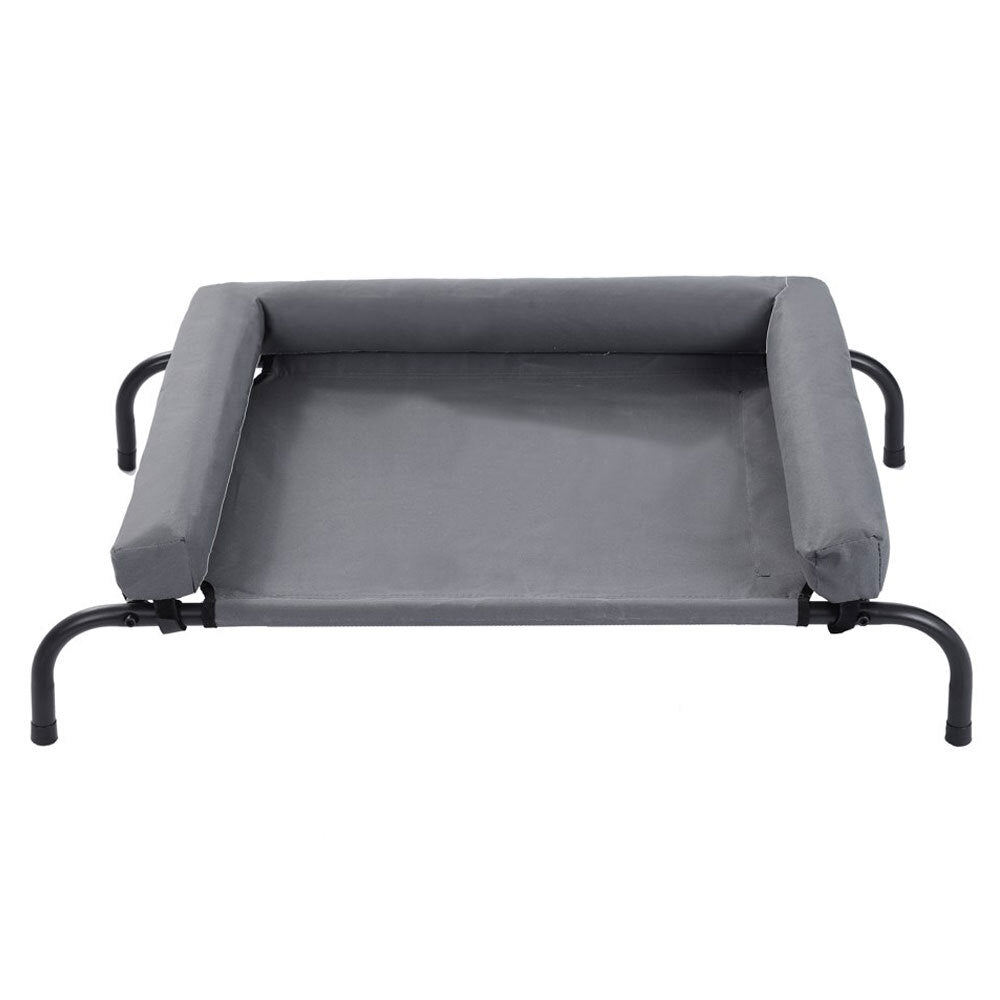 90589-paws-claws-elevated-bolster-pet-bed-90x60x23cm-grey