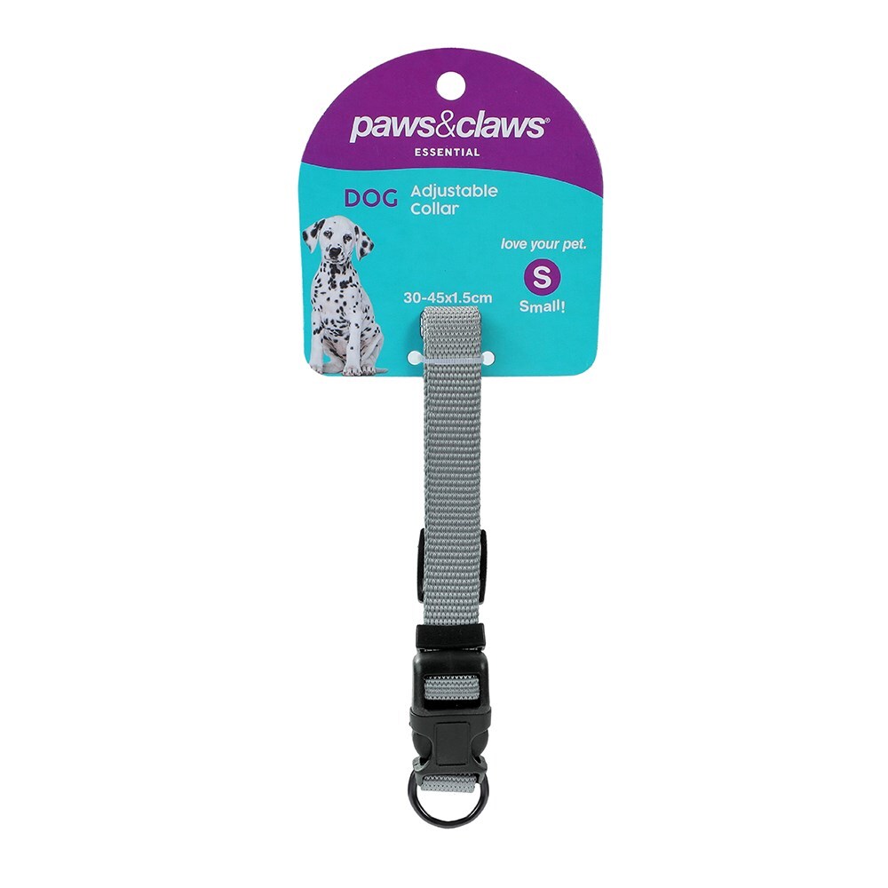 Paws & Claws Essentials Pet/Dog 30-45cm Collar Assorted