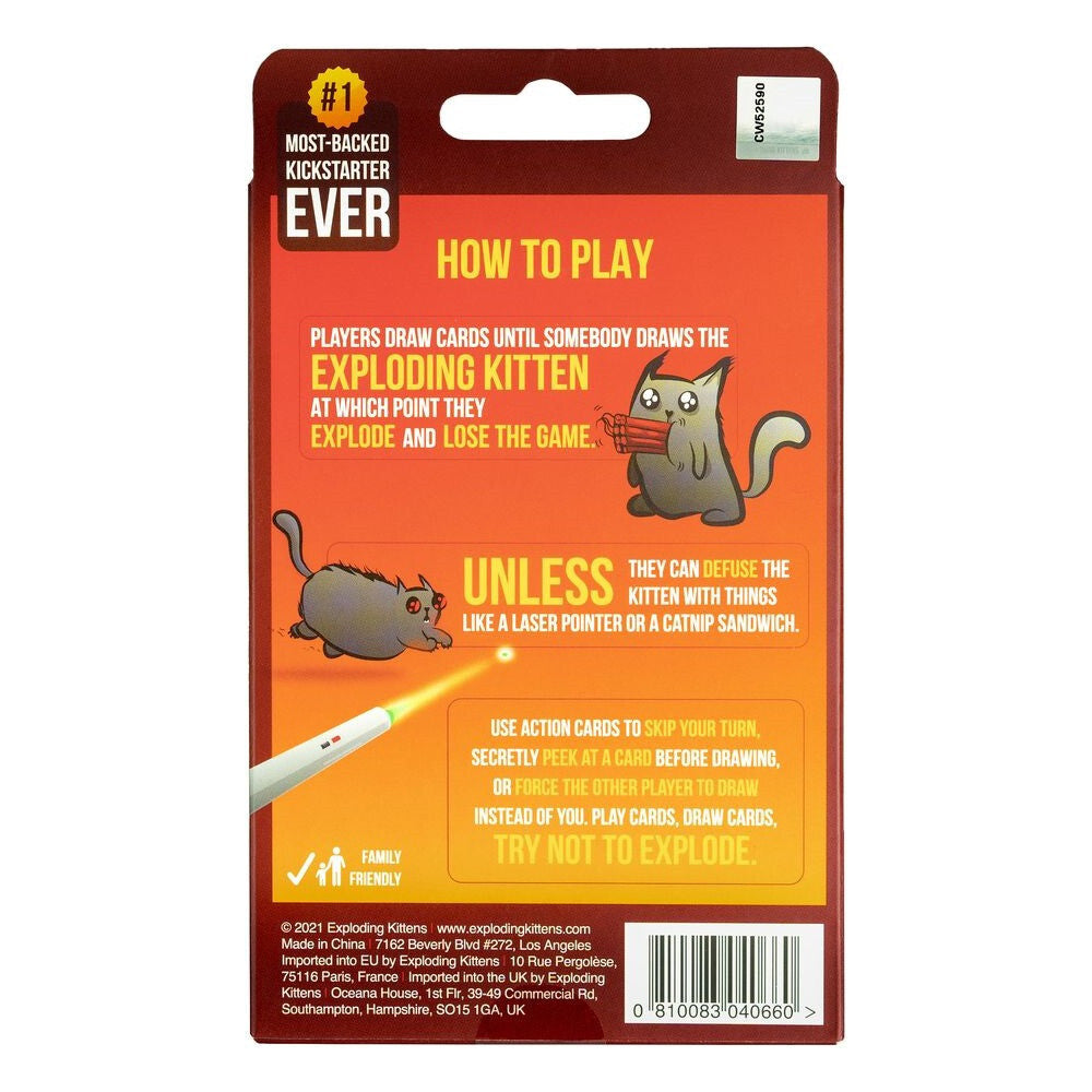 Exploding Kittens Exploding Kittens Kids/Children Card Game 7+