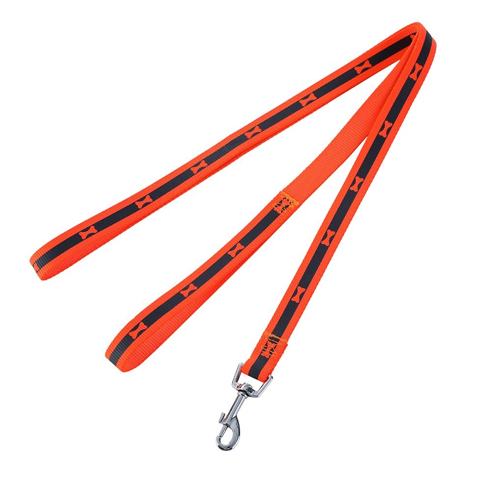 Paws & Claws 150x2cm Reflective Lead w/ Bone Print - Assorted