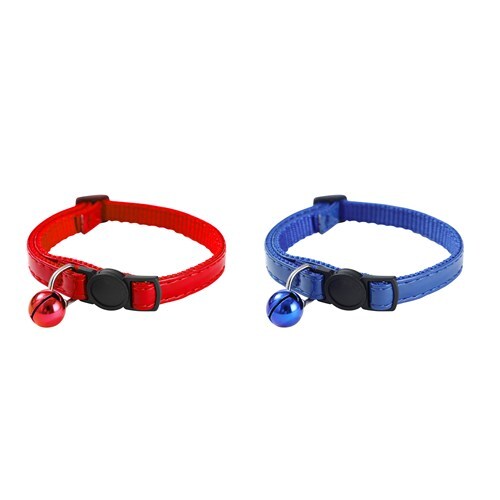 Paws & Claws Breakaway Pet/Cat 20-30x1cm Collar w/ Bell - Assorted
