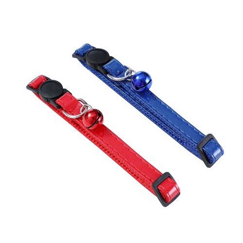 Paws & Claws Breakaway Pet/Cat 20-30x1cm Collar w/ Bell - Assorted