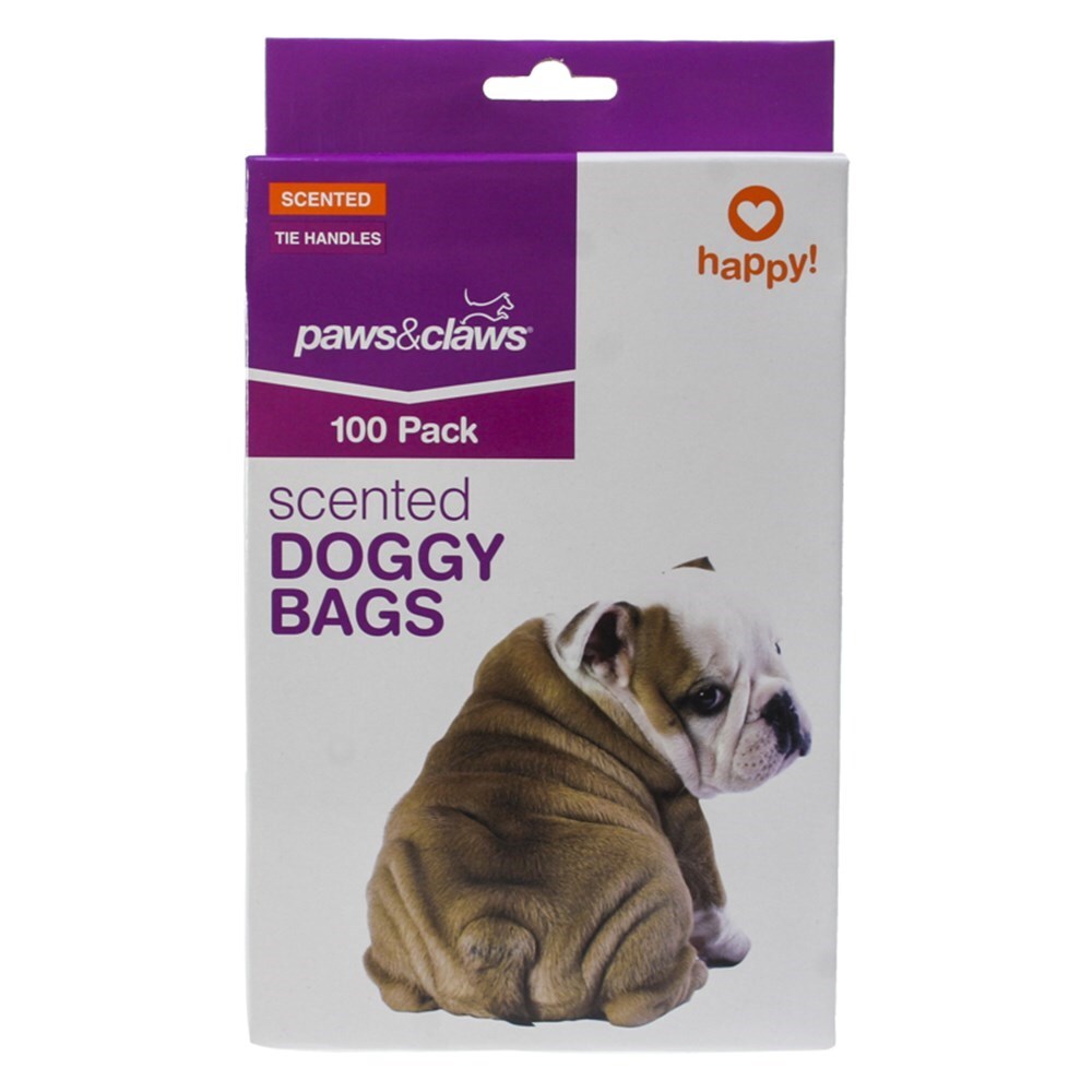 100PK Paws & Claws Scented Puppy Clean Up Bags