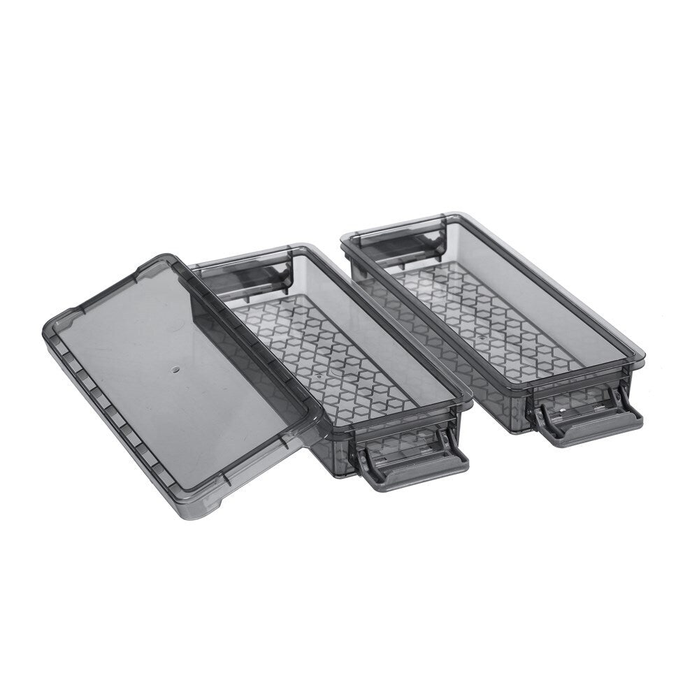 2PK Boxsweden Mini Stacker Box 250Ml Charcoal