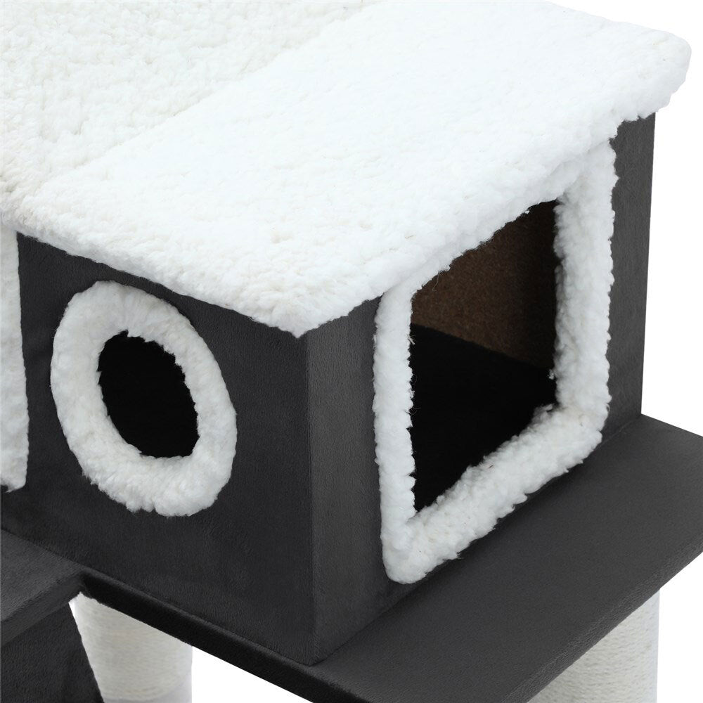 Paws & Claws Catsby Olinda Condo Cat Tree - Charcoal