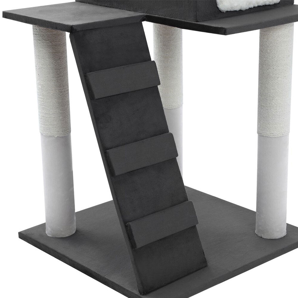 Paws & Claws Catsby Olinda Condo Cat Tree - Charcoal