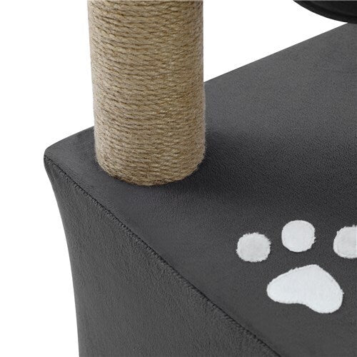 Paws & Claws Catsby Elsternwick Cat Tree 30X30X65cm Charcoal