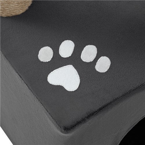 Paws & Claws Catsby Elsternwick Cat Tree 30X30X65cm Charcoal