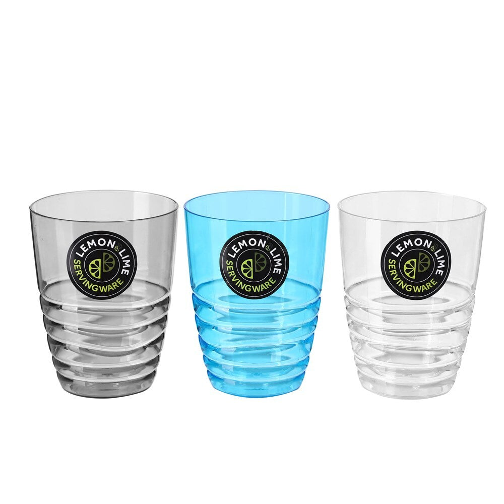 Wave Deco Tumbler 500Ml 3 Asstd