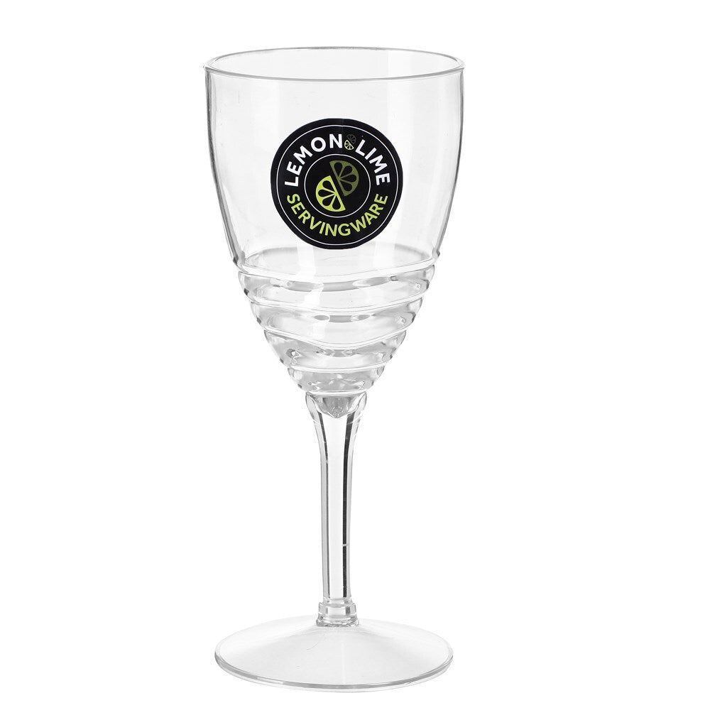 Wave Deco Wine Goblet 400Ml 3 Asstd