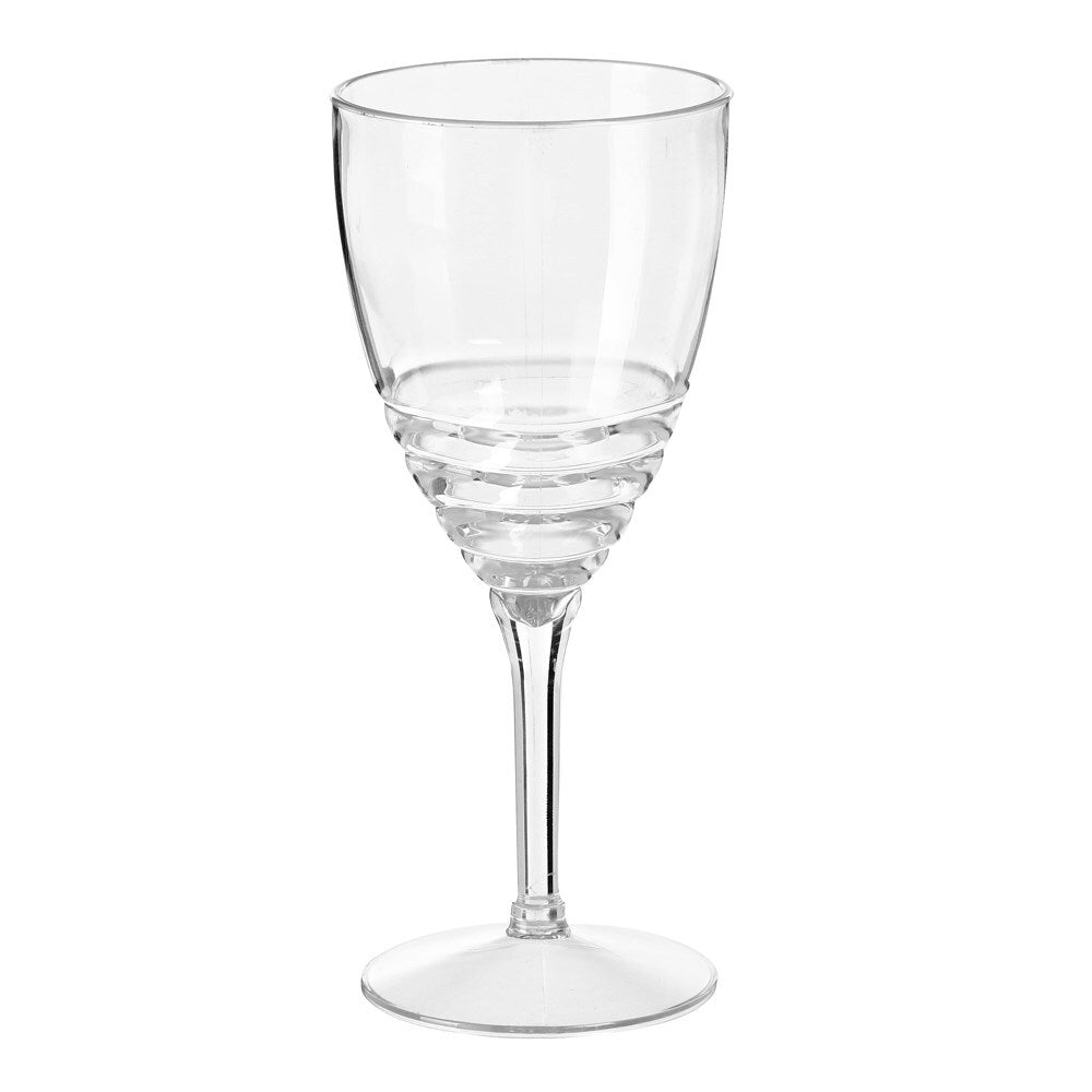 Wave Deco Wine Goblet 400Ml 3 Asstd